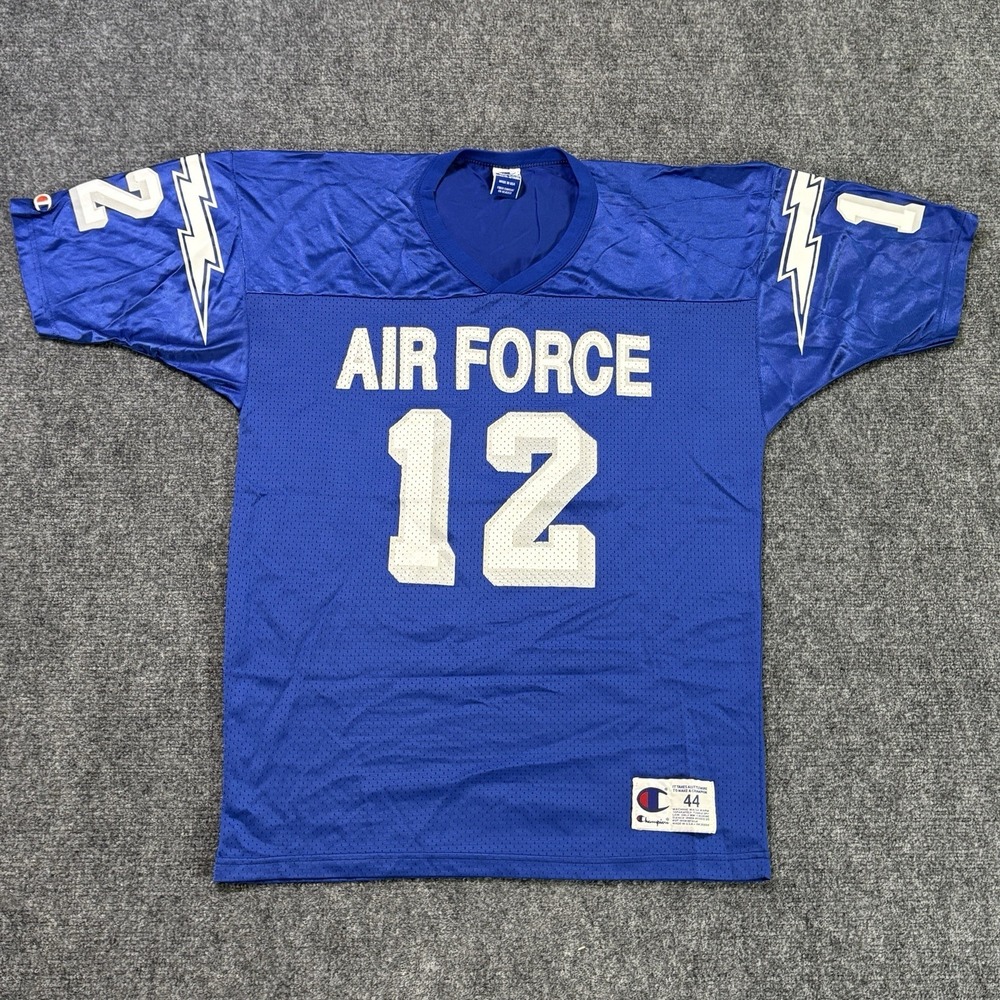Vintage Air Force Academy Falcons Champion Football Jersey Sz 44 College USA